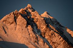 04 Sunrise On The Pinnacles And Mount Everest North Face Summit From The Climb From Lhakpa Ri Camp I To The Summit